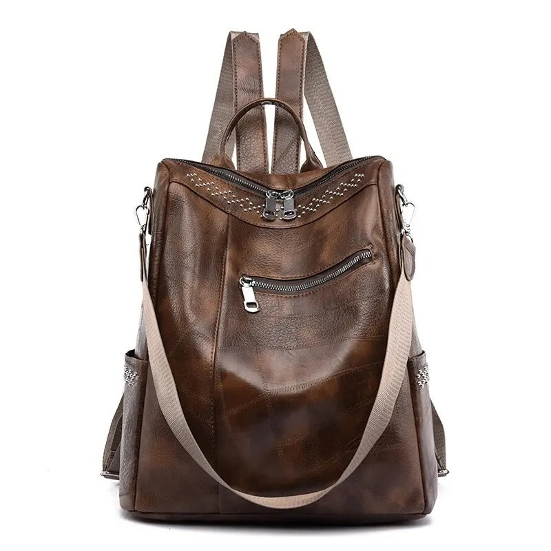 Ruby | Chic Leather Backpack