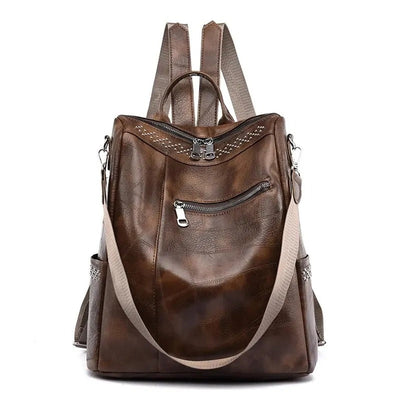 Ruby | Chic Leather Backpack