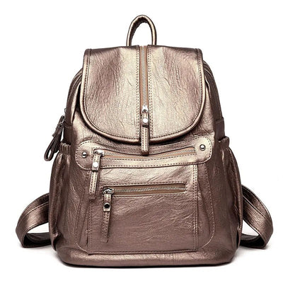 VIVIAN | Chic Leather Backpack for Every Occasion