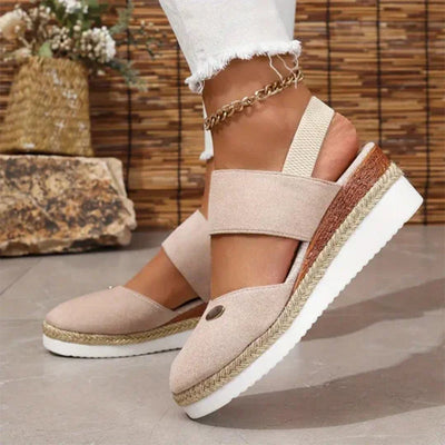 Marjorie Sandals with Elevated Heel