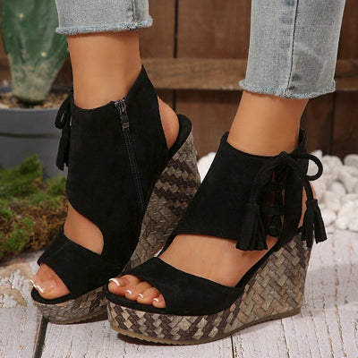 Kathleen Open Toe Platform Sandals