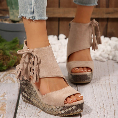 Kathleen Open Toe Platform Sandals