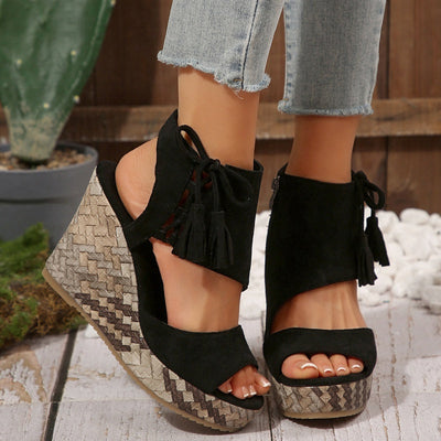 Kathleen Open Toe Platform Sandals