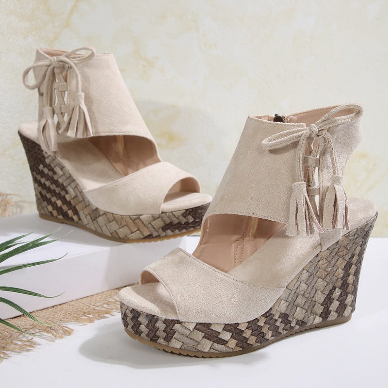 Kathleen Open Toe Platform Sandals