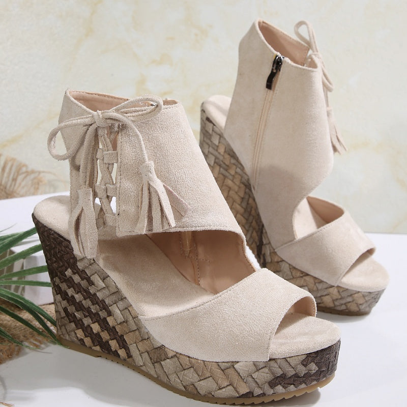 Kathleen Open Toe Platform Sandals