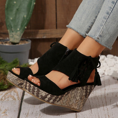 Kathleen Open Toe Platform Sandals
