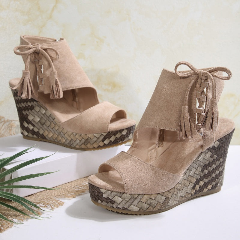 Kathleen Open Toe Platform Sandals