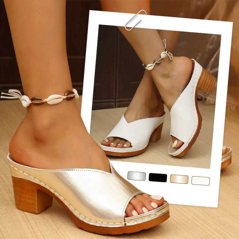 Beryl Orthopedic Block Heel Sandals