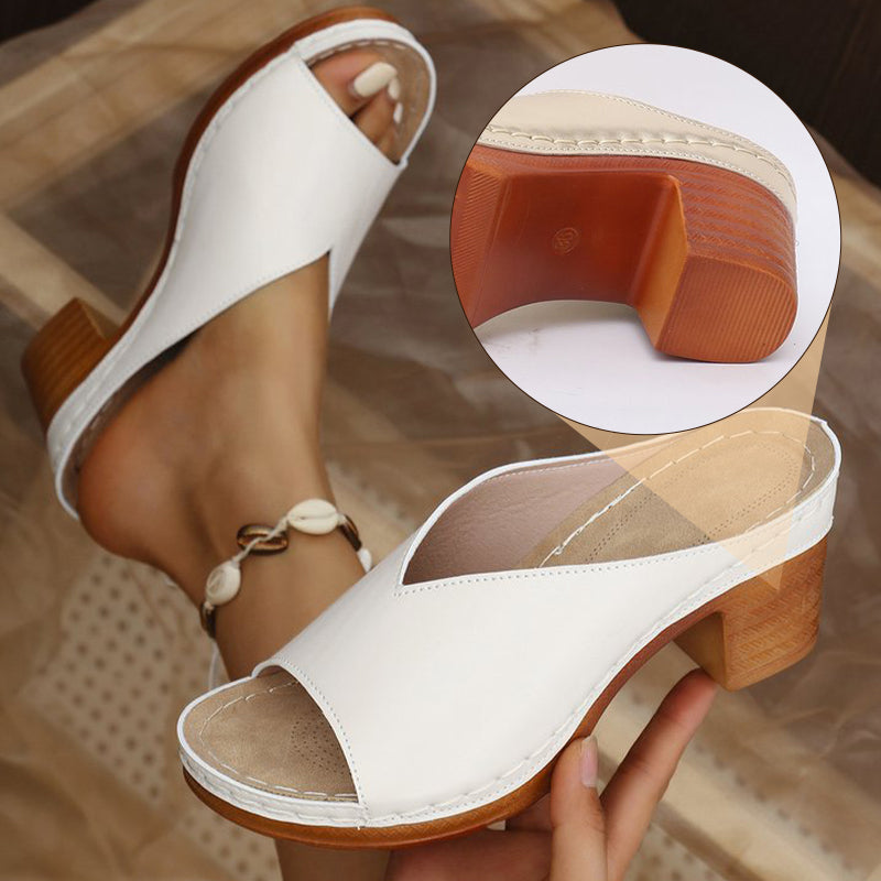 Beryl Orthopedic Block Heel Sandals