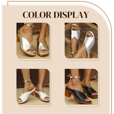 Beryl Orthopedic Block Heel Sandals
