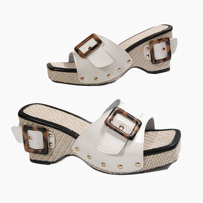 Norma Wedge Slide Sandals